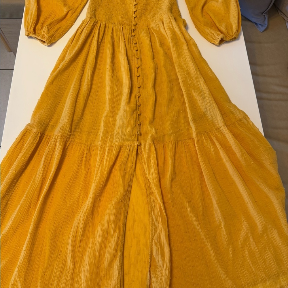 Astr Golden Long Sleeve Maxi Dress - Picture 5 of 9